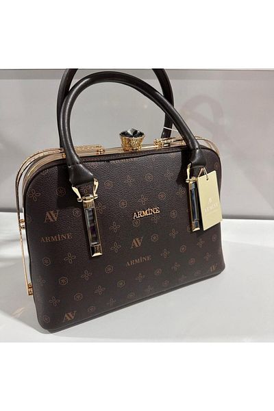 Armine Bag Printed Coffee Ar33903