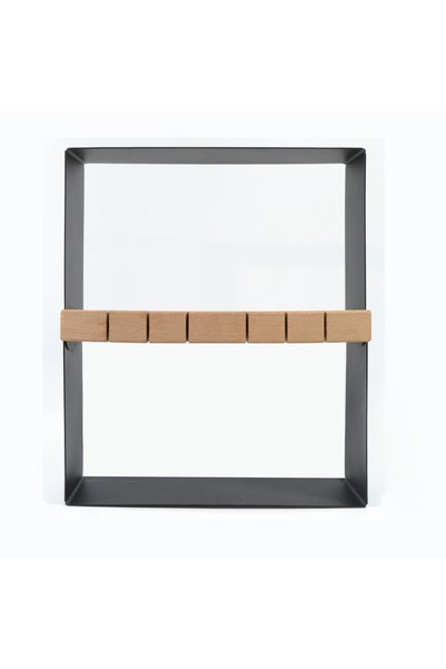 Vita Blend Knife Sorting and Storage Stand Metal and Wood Knife Holder Countertop Organizer