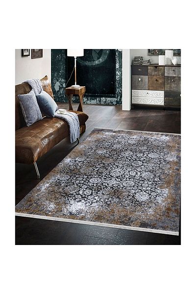 Homelux Kirima Rug, Rectangular, 200X290, Traditional, Black, Brown, Grey, Cream, Acrylic