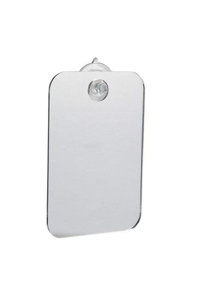Choice 1pcs 1Pcs Acrylic Bathroom Fog Free Mirror With Wall Suction Shower Mirror Man Shaving Women Makeup