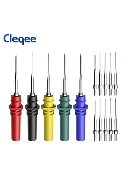 CLEQEE P8002 P8002 15pcs Automotive Diagnostic Test Probe Puncture Needles Oscilloscope Probe Pins S