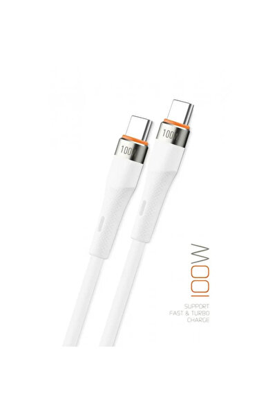 Pmr -SCT100-Infinix GT 20 Pro uyumlu - 100W 5A Type C to Type C Hızlı Şarj ve...