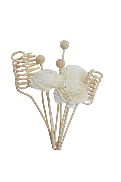 Choice 9PCs NEW6PCS/ 9PCS Artificial Flower Rattan Reed Fragrance Aroma Diffuser Refill Stick DIY Floral NE