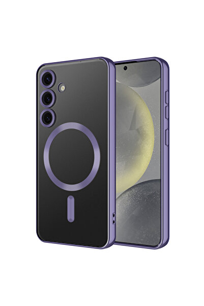 Nezih Case Samsung Galaxy A36 Kılıf Kamera Lens Korumalı Magsafe Şarj Destekli Renkli Yumuşak Kılıf