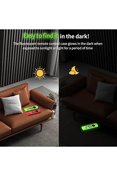 Choice Purple Silicone Protective Cover for Fire Stick 4K MAX/3rd Gen Fire TV Remote Glow-in-the-Dark Anti-