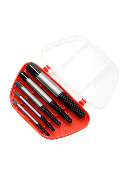 Choice 5PC extractor set 5pc Broken Head Screw Extractor 6pc Coarse Teeth Fine Teeth Water Tap Broken Threa