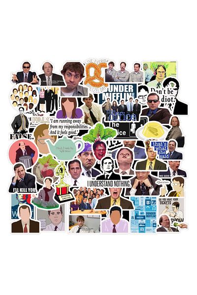 Choice 50PCS 50PCS Funny TV Show The Office Stickers Graffiti Decals Motorcycle Travel Luggage Guitar Skate