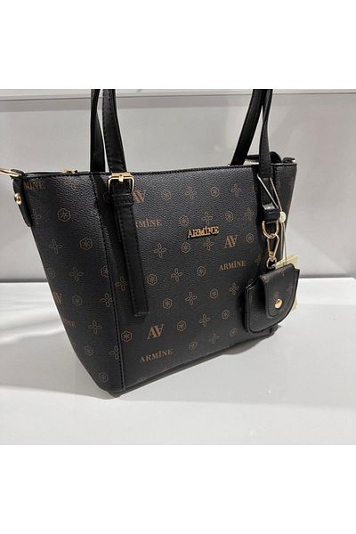 Armine Bag Printed Black Ar34901
