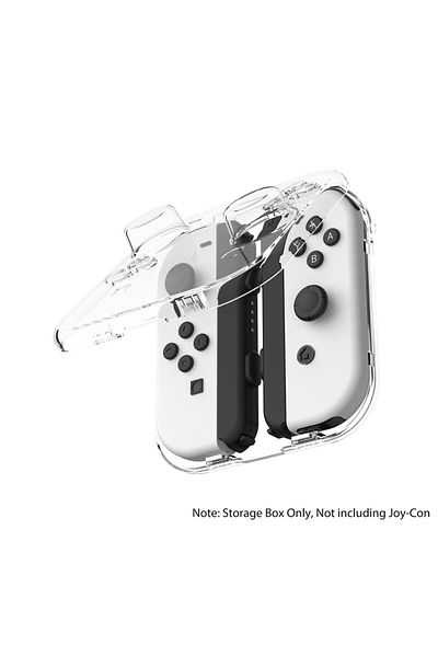 Choice Transparent-Large IINE PC Transparent Storage Box For Nintendo Switch Joy-Con with Carrying Wrist St