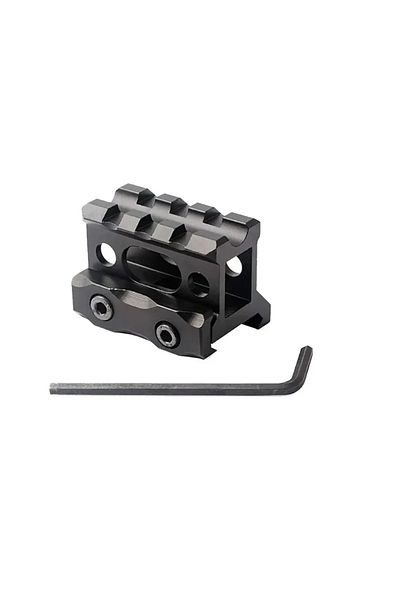 Choice 1PCs See Through Design Riser Bracket Scope Mount Light Weight 1Inch Height For Flashlight Optics La