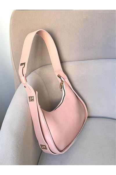 Moda Sekiz Geantă de umăr și crossbody cu fermoar reglabil în trepte pentru femei, cu accesorii