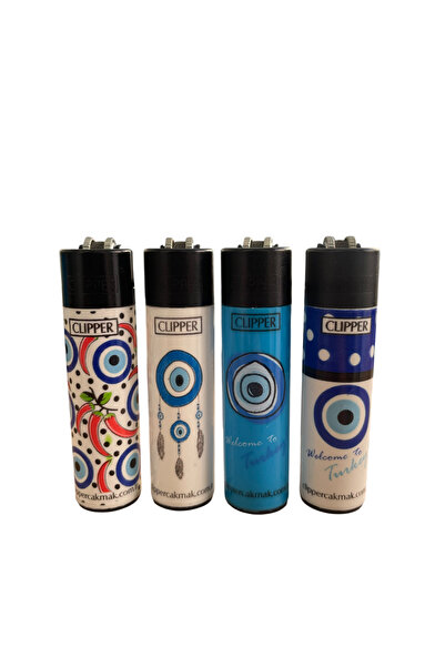 Clipper Nazar Boncuğu 4'lü Çakmak