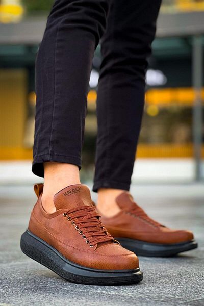 Arda Knack Casual Shoes 814 Tan (Μαύρη σόλα)