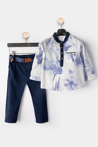 Ofislot Stylish Cotton Baby Boy's Clothing Baby Boy's Sub-Master Suit Baby Boy's Suit Double Boy's Suit
