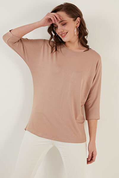 Lela Blůza s tříčtvrtečním rukávem s výstřihem 5861416y