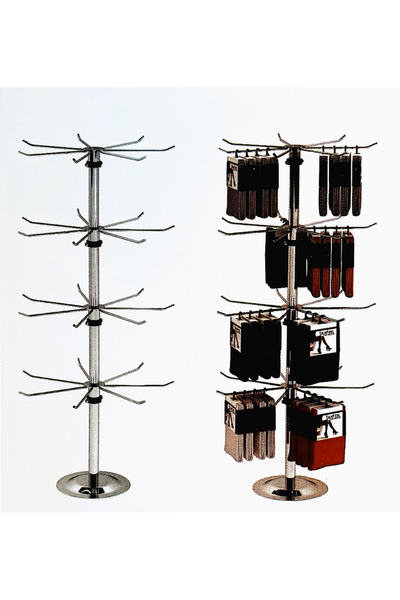 Galip Bronz 4 Katlı Aksesuar Standı - 4'lü Fırfır Takım