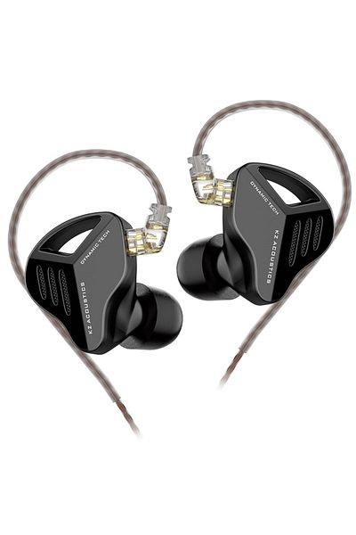 KZ Zvx Black Nomic Zvx Earphones Dynamic Hifi Bass Earbuds In Ear Monitor Headphones Sport Noise Can