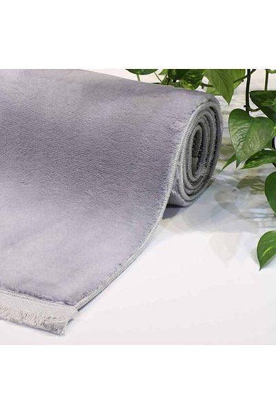 Homelux Non-slip rug, rectangular amber, 200X300, plain, light grey, polyester