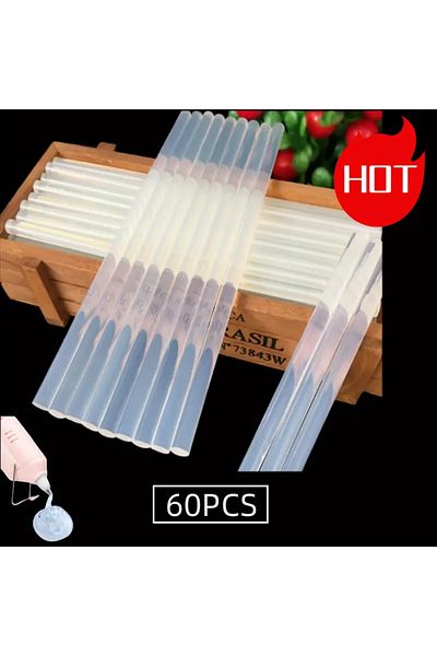 Choice 7mm 100mm 60PCS 7MM High Viscosity Transparent Hot Melt Adhesive Super Stick Adhesive High Temperatu