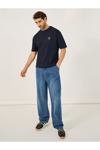 Styli Oversized Embroidered Badge Detail T-Shirt