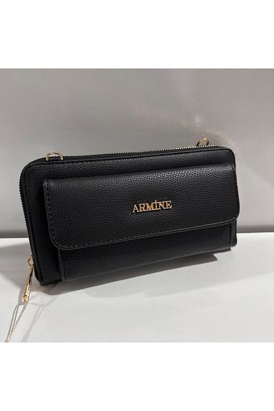 Armine Bag Flat Black Ar26804