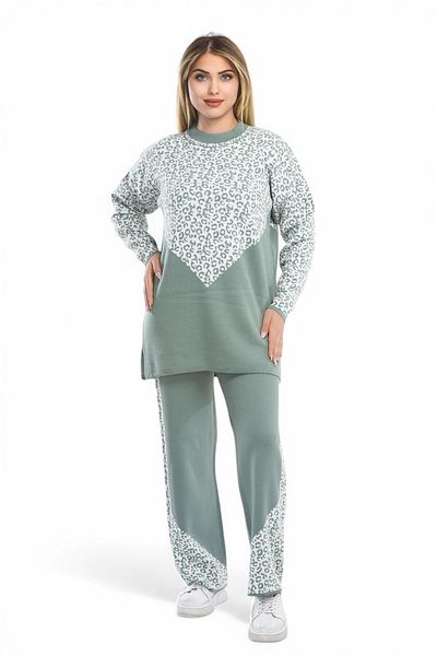 NEWCO Leopard Knitwear Set