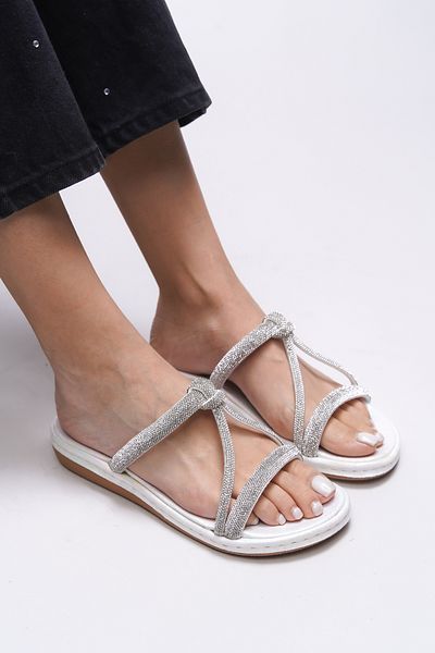 Riccon Papuci Tavniath Silver pentru femei - 0012225