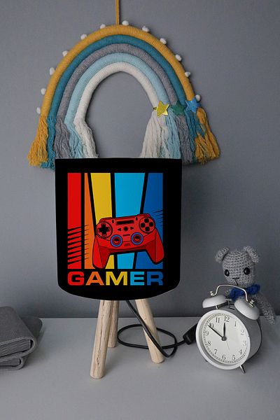 BelezaHome Gamer Gamer Decorative Children's Room Lampshade