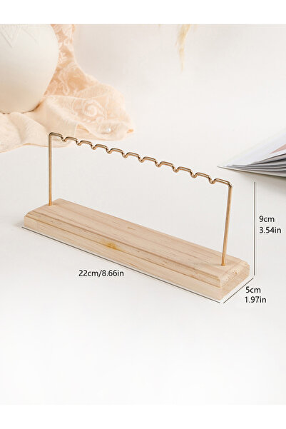 Choice حامل مجوهرات للقرط والقلادة والخاتم والسوار بطول 9 سم، منظم عرض المجوه...