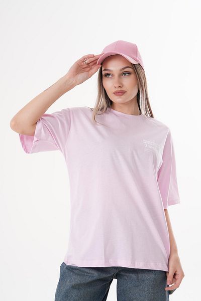 ŞİMAL Γυναικείο μπλουζάκι Crew Neck Oversize - Λεπτομέρεια εκτύπωσης στην πλάτη 250101