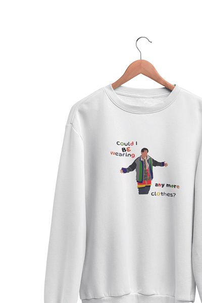 qoeuyl boutique Φούτερ Unisex Crew Neck - Friends Printed, Fun