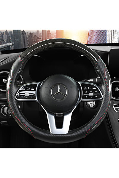 Choice غطاء مقود سيارة بنقشة خشب الخوخ الأسود، مانع للانزلاق، مناسب لجميع الف...