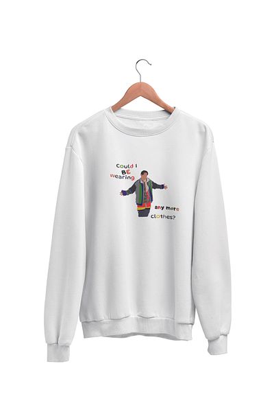 qoeuyl boutique Φούτερ Unisex Crew Neck - Friends Printed, Fun