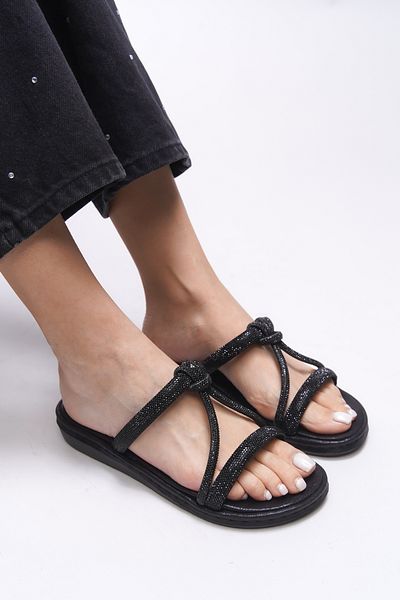 Riccon Γυναικείες παντόφλες Tavniath Black - 0012225   Μοντέλο