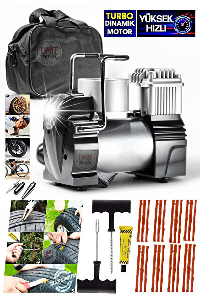 PROXTECH Profesyonel Metal Çantalı Aydınlatmalı 12v Çakmaklı 100 Psı Mini Hav...