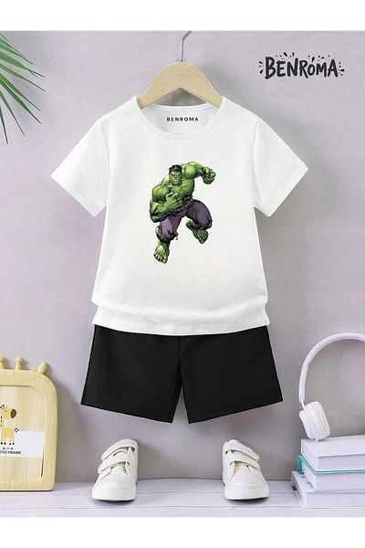 BENROMA Unisex Παιδικό Σετ Σορτς - Character Printed