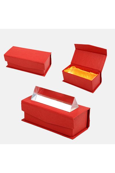 Choice Triangular Prism Students Optical Glass Large Mitsubishi Mirror Teaching Experiment Rainbow Photo...