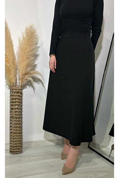Butik KADIN SCUBA KREP KUMAŞ KLOŞ ETEK