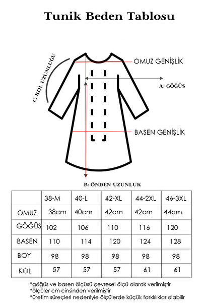 MODAQU Vzorovaná viskózová tunika