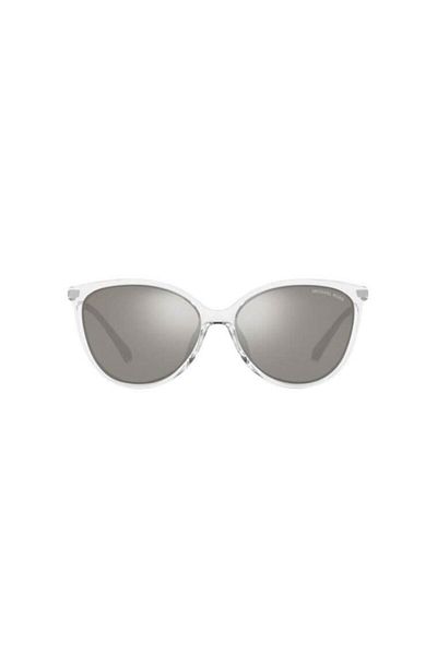 Michael Kors Woman Cat Eye Sunglasses- Mk 2184u - Lense Size:58mm - Clear Transparent