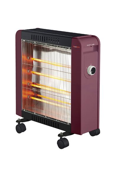 Koolen Quartz Heater 4 Tubes 1600 W Rose & Black