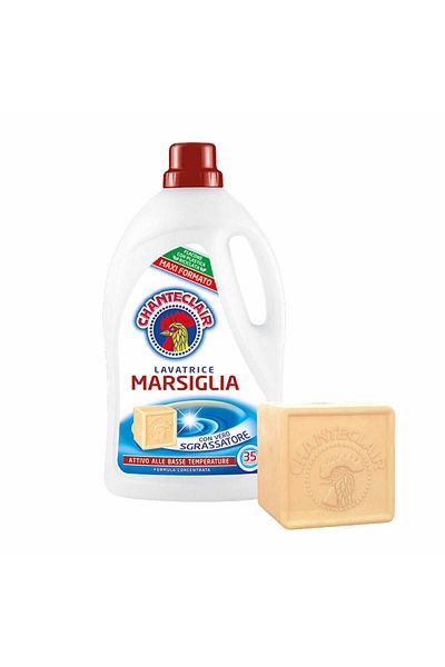 chante clair Detergent lichid rufe, koncentrát, Marsiglia, 35 spalari, 1750 ML, cu Degresant, ChanteClair