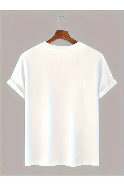 Frisson Unisex Askinbeel Printed Crew Neck Oversize T-Shirt