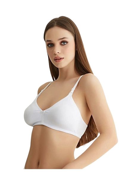 serralife Sutien pentru alăptare din bumbac Lycra tăiat cu laser, fără urme