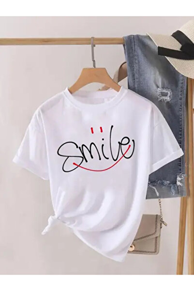 Frisson Μοντέρνο γυναικείο γραφικό μπλουζάκι με μοτίβο Love Heart