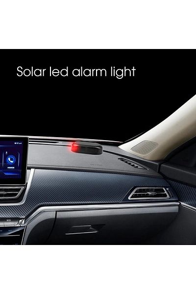 MAİN SHOP Anti-Theft Deterrent Car Light Led Smart Sensor Compatible Auto Alarm Led with Red Light M-498