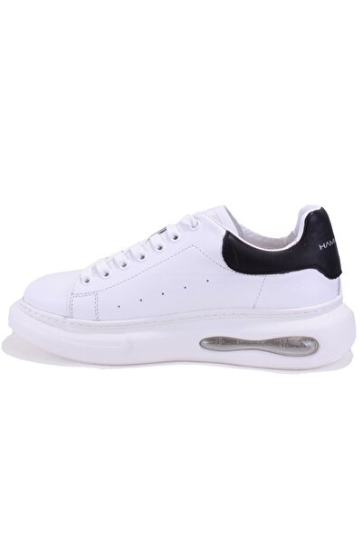 Hammer Jack 10225014 Marsa White Black Orthopedic Casual Men's Leather Shoes