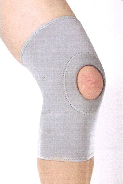 Kifidis NKN 121 دعامة ركبة مفتوحة من النيوبرين باللون الرمادي-الأزرق الداكن -...