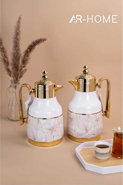 AR HOME طقم ترمس مفرغ من الهواء سعة 1.0+0.75 لتر