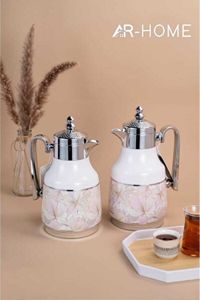 AR HOME طقم ترمس مفرغ من الهواء سعة 1.0+0.75 لتر